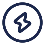 Bolt Circle SVG Icon